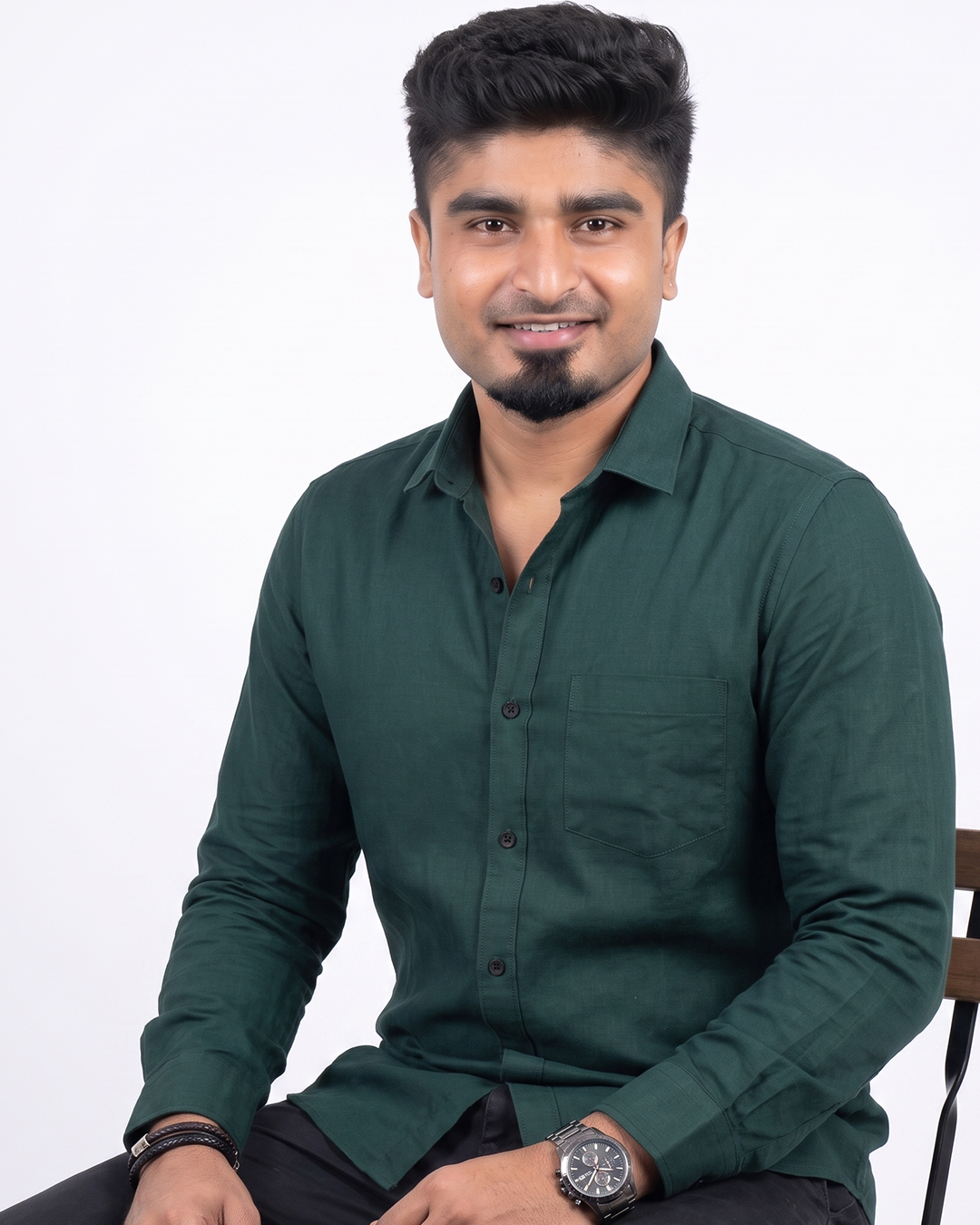 Green Full Sleeve Shirt