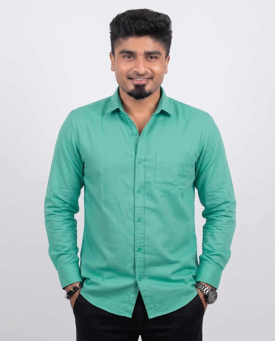 Mint Lagoon Full Sleeve Shirt