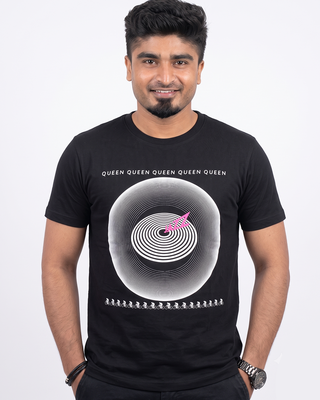 RHS50 Queen Round Round Neck Half Sleeve