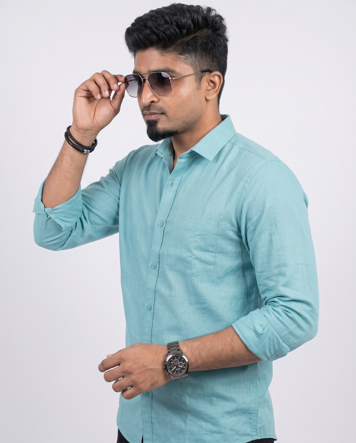 Aqua Mist Full Sleeve Shirt