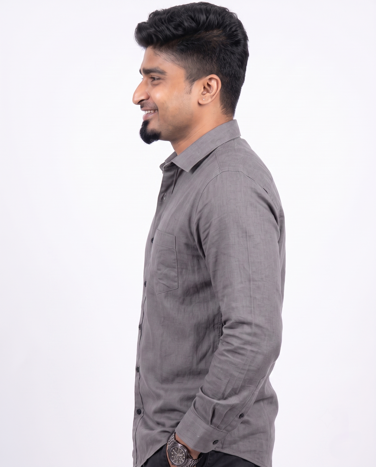 Grey Full Sleeve Shirt