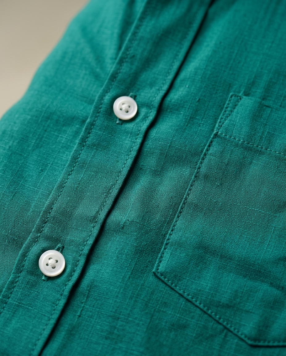 Teal Green Full Sleeve Shirt