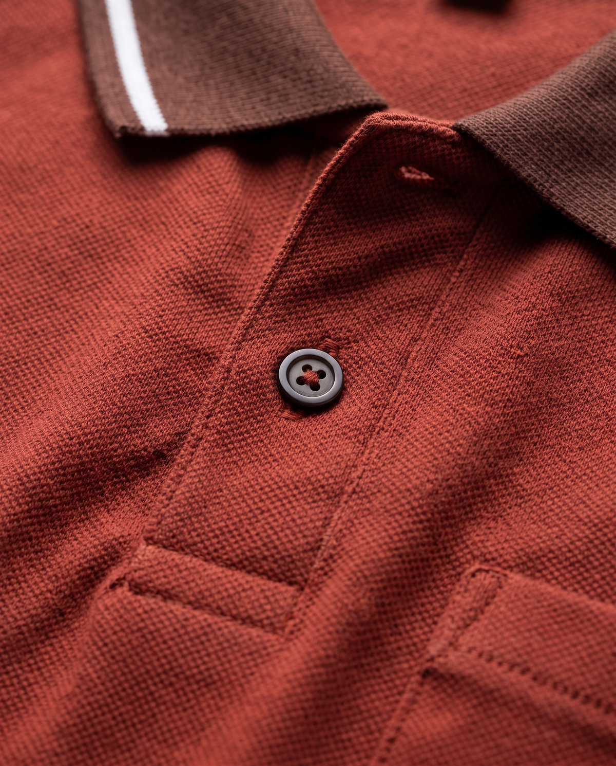 PL019 Brick Red 100% Cotton Polo T-Shirt