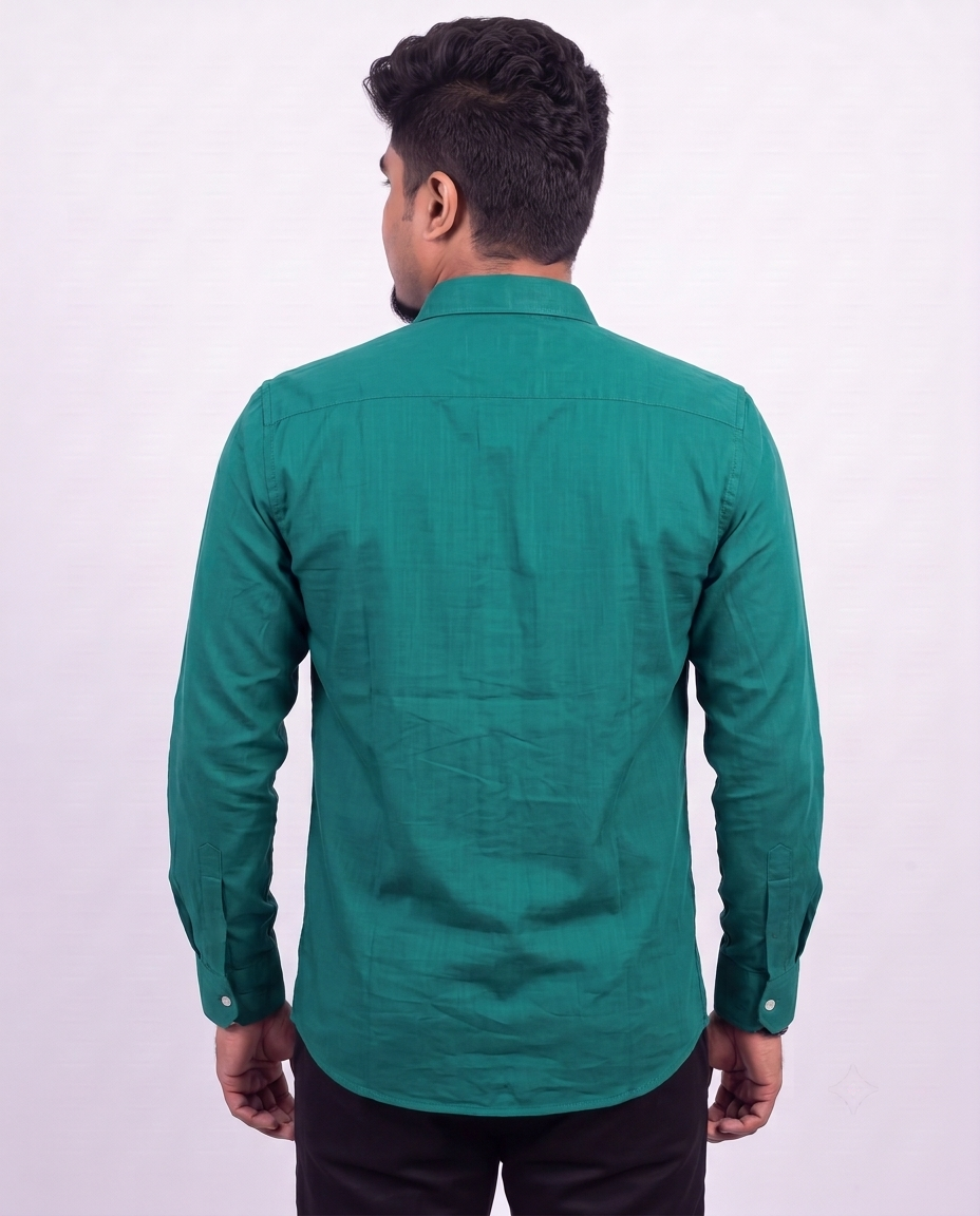 Teal Green Full Sleeve Shirt