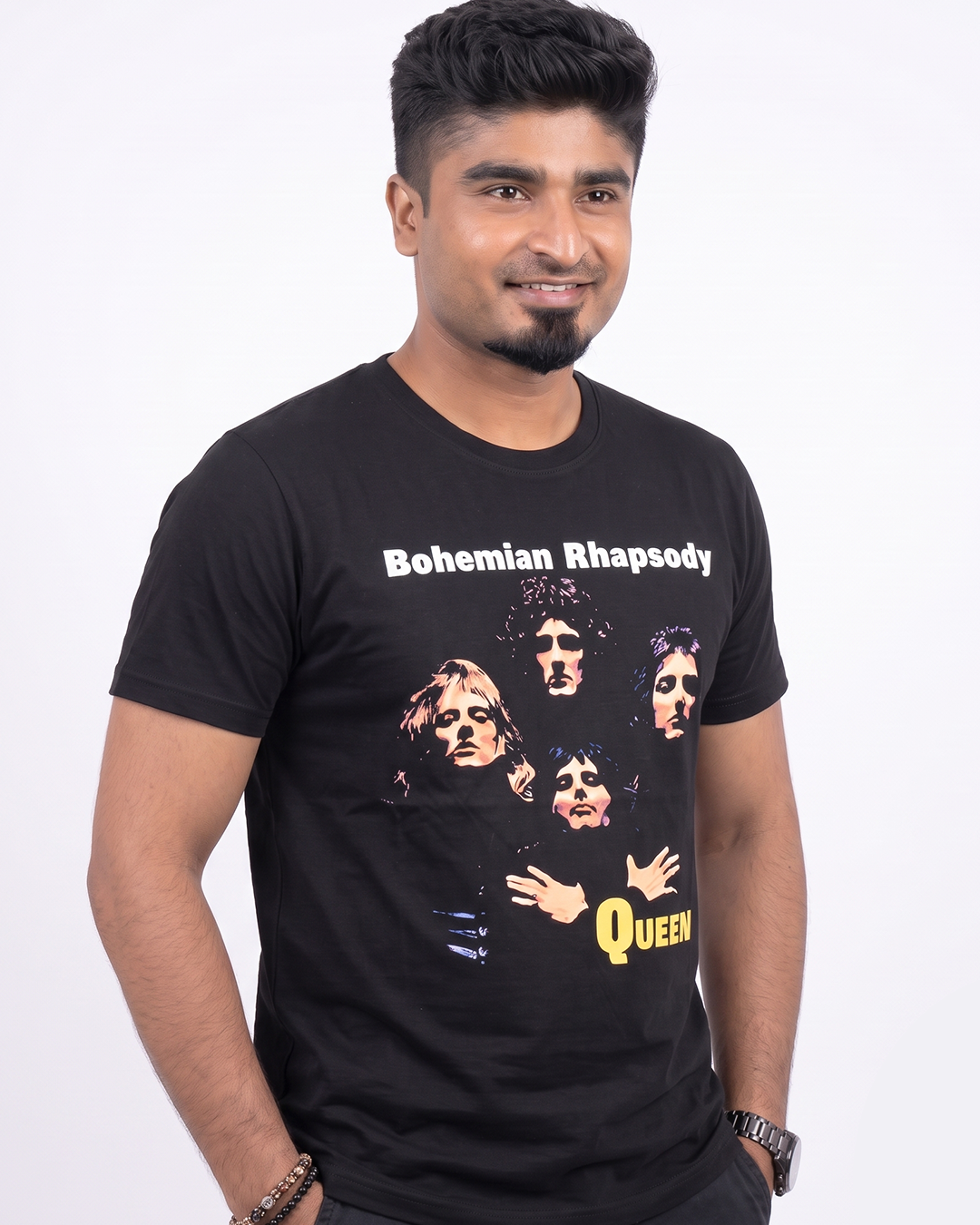 RHS42 Bohemian Rhapsody Round Neck Half Sleeve