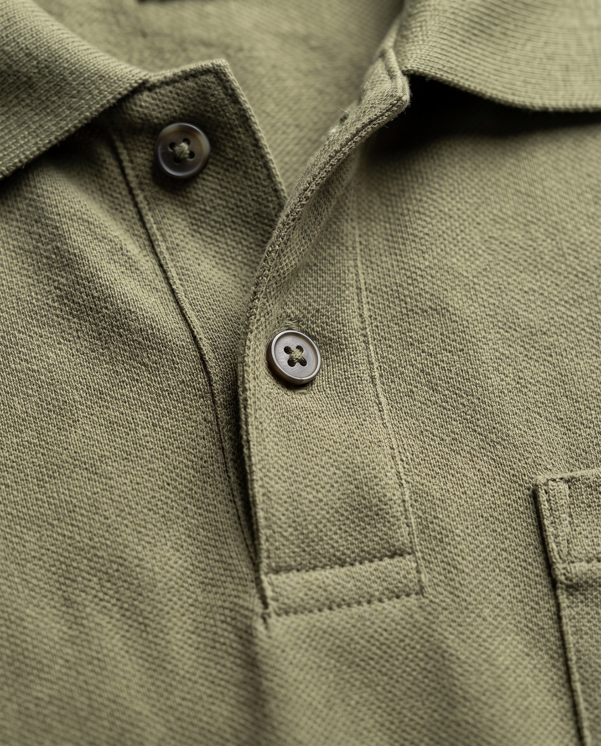 PL003 Olive Green 100% Cotton Polo T-Shirt