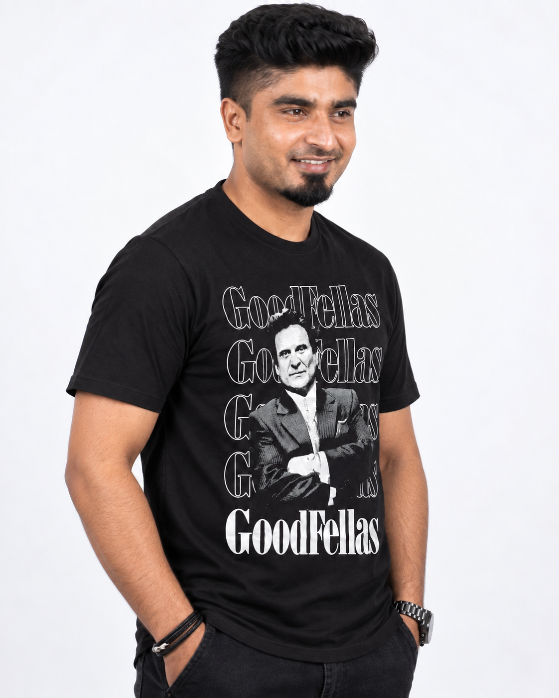 RHS60 Good Fella Round Neck Half Sleeve