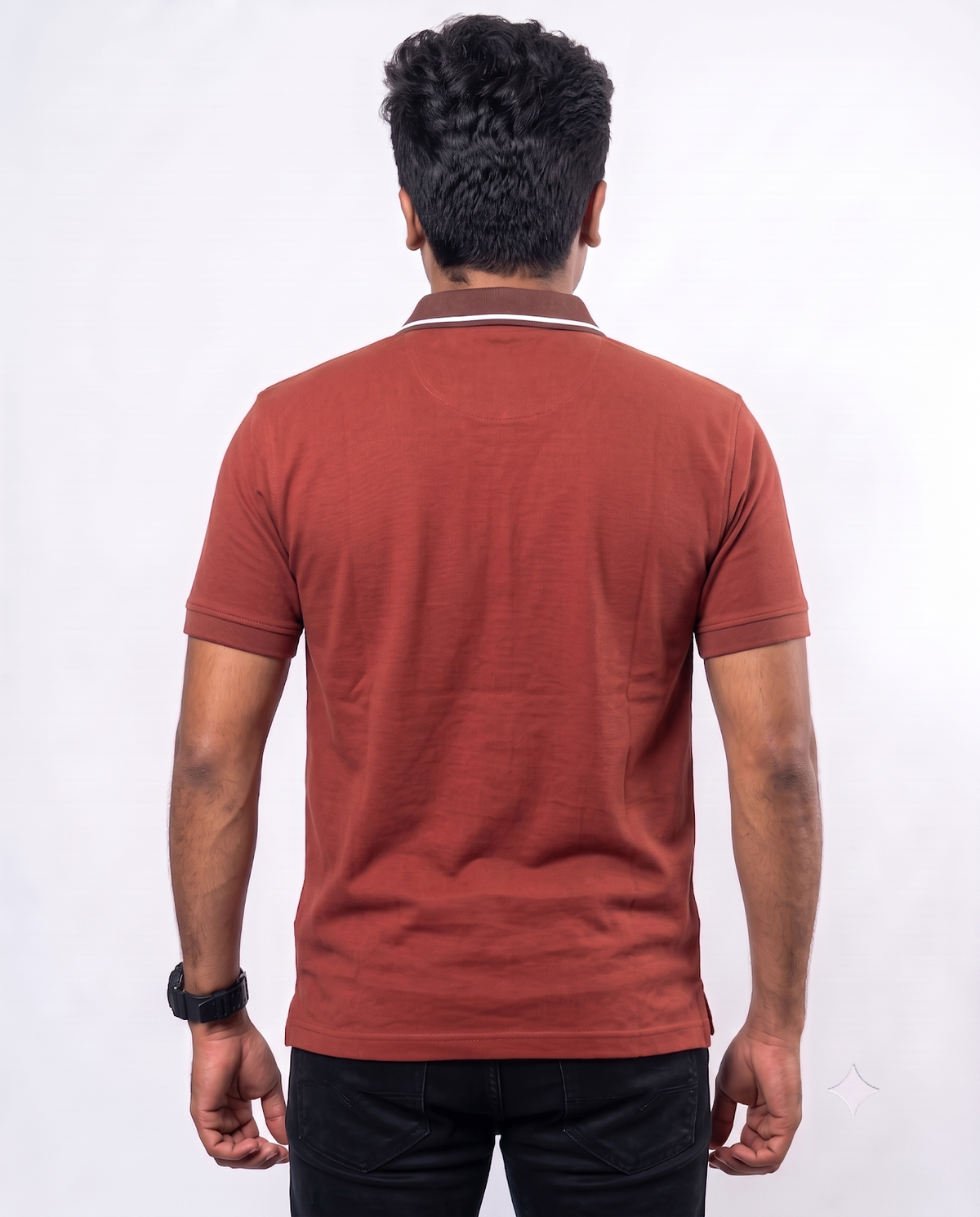 PL019 Brick Red 100% Cotton Polo T-Shirt