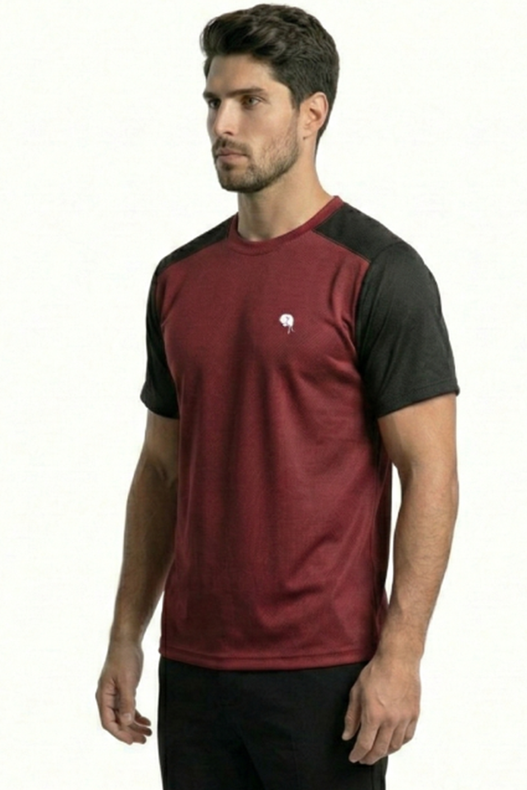 RHSOO3 || Maroon || Round Neck Half Sleeve