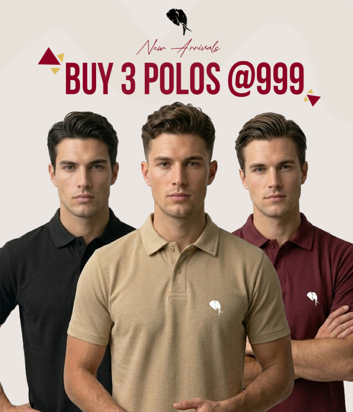 Buy 3 Polo T-Shirts @ 999 – SS 008C