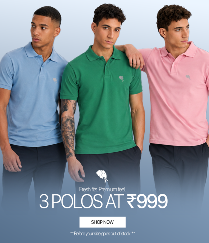 Buy 3 Polo T-Shirts @ 999 – SS 008B