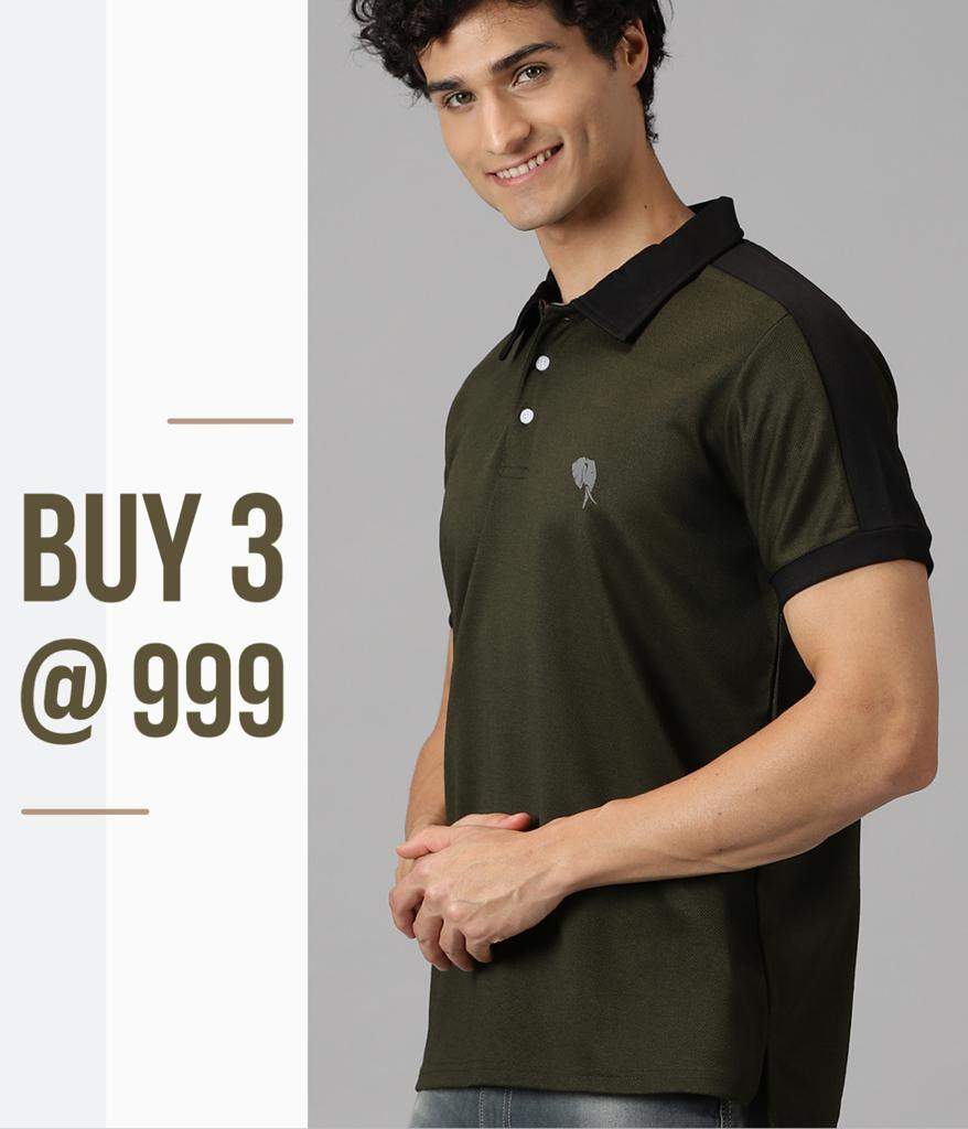 Buy 3 Men's T-Shirts @ 999