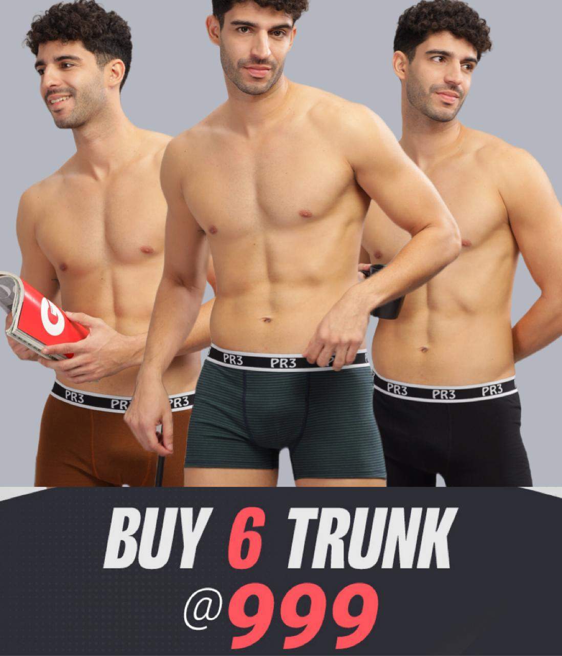 Modal Plain Inner Wear For Men, Type: Trunks at Rs 265/piece in Surat