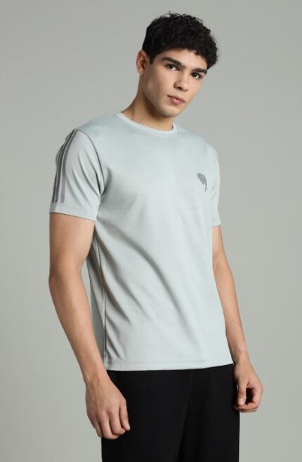 RHSOO1 || Grey || Round Neck Half Sleeve