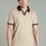 PR3 SS 006 || Biege || 100% Cotton Polo T-Shirt