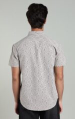 LS 02 || Grey Print  || Half Sleeve Shirts || 100% Cotton - Image 2