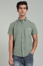 LS 02 || Green || Half Sleeve Shirts || 100% Cotton