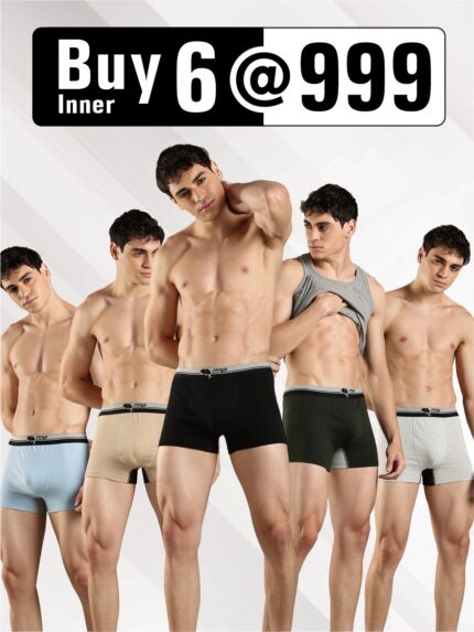 Men Trunk - Buy 6 @ 999 Combo - ( 6 unique Shades)