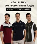 Buy 3 T-Shirts @ 1099 - PR44