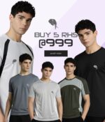 Buy 5 Round Neck Half Sleeves @ 999 - RHS 01A