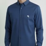 LS 03  || Airforce Blue || Full Sleeve Shirts || 100% Cotton