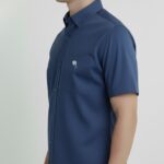 LS 03 || Airforce Blue || Half Sleeve Shirts || 100% Cotton