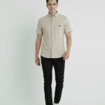 LS 03 || Sandy Grey || Half Sleeve Shirts || 100% Cotton