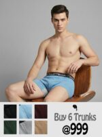 Men Trunk - Buy 6 @ 999 Combo - ( 6 unique Shades)