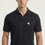 PR3 SS 007 B || Black || 100% Cotton Polo T-Shirt