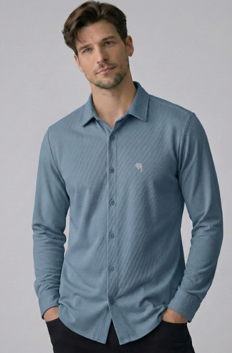 PHOTO-2026-02-10-18-00-56 TS 01 || Ice Blue || Full Sleeve Shirts - Image 1