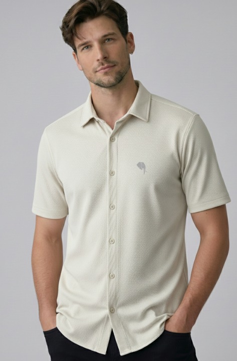 PHOTO-2026-02-10-18-02-05 TS 01 || Off White || Half Sleeve Shirts - Image 1