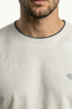 RHS02B || Off White  || Round Neck Half Sleeve - Image 2