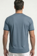 RHS02B || Blue || Round Neck Half Sleeve - Image 2