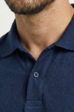 PR46 || Navy || 100% Cotton Polo T-Shirt - Image 2