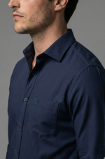 LS04  || Navy || Full Sleeve Shirts - Image 2