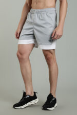 SH 003 || Light Grey || Shorts - Image 2