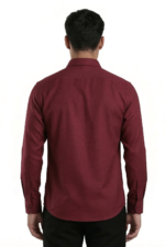 TS 01  || Maroon || Full Sleeve Shirts - Image 2